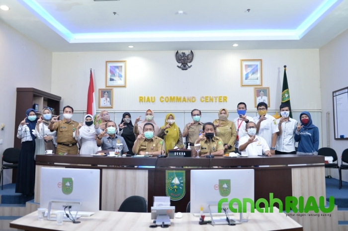 Pemprov Riau paparkan Inovasi PIP di Masa Pandemi Dalam Monev Virtual KI Pusat